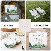 Mountain Wildflower | Fun Facts Wedding Kartonnen Onderzetters