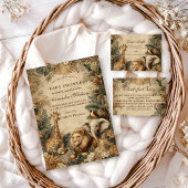 Boho Safari Animals Baby Shower Kaart