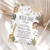 Boho Safari Baby shower Dank u kaart