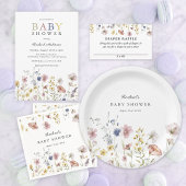 Boho Fresh Wildflower Aangepast Baby shower Bedankdoosjes