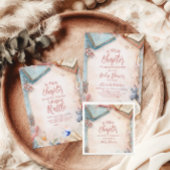 Boho Storybook-Baby shower Kaart