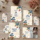 Boho Strawberry Berry Sweet Boeken voor Baby Informatiekaartje