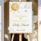 Sunshine Boho Sun Baby Shower  Bedankkaart