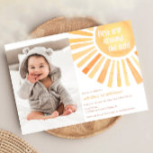 Sunshine Time Capsule 1e verjaardag gender neutraa Poster