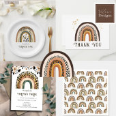 Rainbow Boho 2e verjaardag Kaart