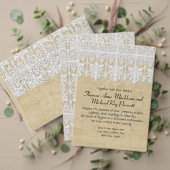 BOHO Afgedrukte Burlap in Lace Gypsy Modern Mod St Visitekaartje (Personaliseer deze collectie van deze onafhankelijke maker. Test)