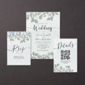 Rustieke Eucalyptus Sage Groene Trouwpapier bord (Personaliseer de collectie van deze zelfstandige maker.)