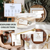 Capture liefde QR code Western cowboylaarzen bruil Poster