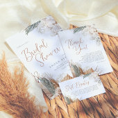 Rustic Laurel Familienaam Return Address Rubberstempel