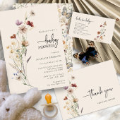 Boho Herfst Wildflower Acryl teken Acryl Bord