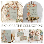 Wildflower Boho Sage Green Floral Baby shower Bedankdoosjes