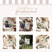 Foto Boho Wildflower Afstudeerfeest Aankondiging