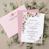 Boho Wildflower Vrijgezellenfeest Datum Nachtkruik Poster (Personaliseer deze collectie van deze onafhankelijke maker. Test)