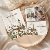 Boho Winter Onederland Verjaardag Papieren Bordje