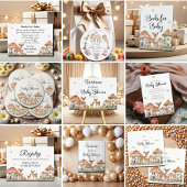 Boho Woodland Forest Animals Baby shower Bedankdoosjes