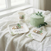 Bossen Baby showers in bossen All In One Uitnodiging