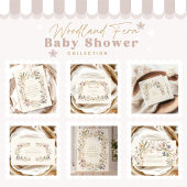 Baby shower van Boho Woodland Fern Servet