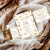 Boho Woodland Wild One Birthday Servet