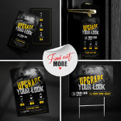 Vet & Modern Barber Shop Hair Stylist Mustache Visitekaartje