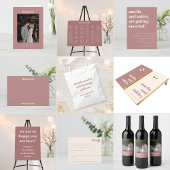 Vet minimalistisch stoffig Roos retro aangepaste b RSVP Kaartje