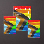 Welkom Trouw Pride Vlag Typografie Spandoek (Personaliseer de collectie van deze zelfstandige maker.)