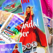 Bollywood Thema Indisch Kleurrijk Blikjeskoeler