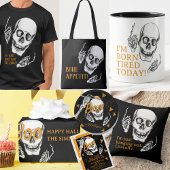 Boo Happy Halloween Grappige Skull grappen Tote Bag