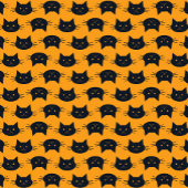 Boe! Verticale strepen gedempt Halloween Kaart