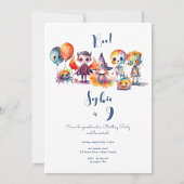 Boe! Spooktacular kids verjaardagsfeestje Kaart