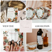 Boho Autumn | Vrijgezellenfeest Display Douche Informatiekaartje