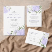 Botanische Maagdenpalm Aquarel Bruiloft Save The Date (Personaliseer de collectie van deze zelfstandige maker.)