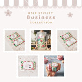 Botanical Pink Stylist Beauty Business Kortingskaartje