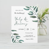 Botanische groene minimalistische gunst cadeaulabel