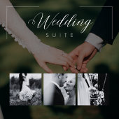 Botanical Watercolor Wedding Invitation  Kaart