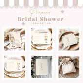 Bow Parels en Prosecco Vrijgezellenfeest Bedankkaart