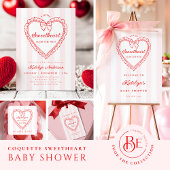 Little Sweetheart Diaper Raffle Card Informatiekaartje