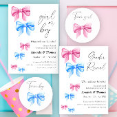 We kennen geslachtsonthullingsdiagram poster