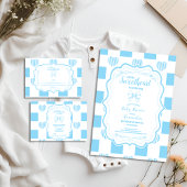 Boy Blue Valentijnsdag Baby Diapper Raffle Informatiekaartje