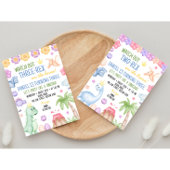 Schattige Dino Boy Verjaardagsfeestje Kaart