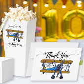 Jongens verjaardagsfeest met blauwe en gele tweede spandoek