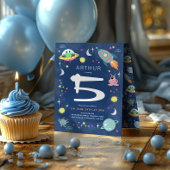 Jongens Schattigee Ruimte Alien Patroon Naam Kinde Bagagelabel