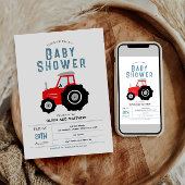 Jongens Schattige Boerderij Tractor en Dieren Peut