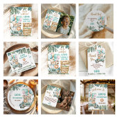 Boys Cute Safari Birthday Papieren Bordje