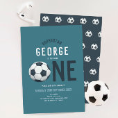 Jongens Schattig Blauw Sport Kinder 1e Verjaardag Servet