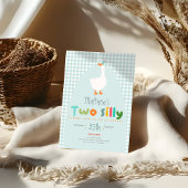 Jongens Twee Gekke Gans 2e verjaardag Welkom Spandoek