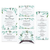 Branch Boho Bruiloft Dank u kaart