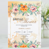 Poppies bruisende bar bruiloft sign poster