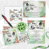 Vrijgezellenfeest Tea Party Liefdevol advies Informatiekaartje