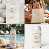 Trouwclub Bruidsweekend Favor Naam Waterfles