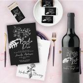 Bride or Die Gothic Floral Bachelorette Weekend Kaart